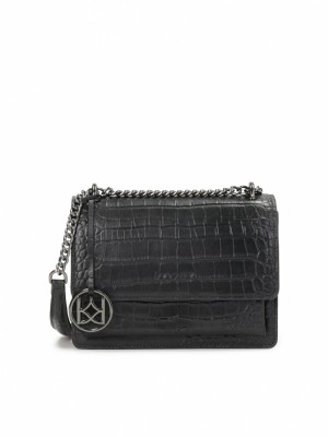 Női Kazar Maisy Handbags Fekete | 140YNWXFJ
