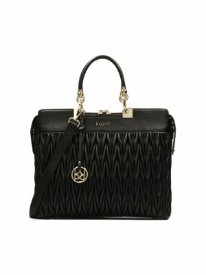 Női Kazar Megan Handbags Fekete | 136WEVSKY