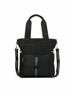 Női Kazar Missy Handbags Fekete | 061KJWVZM