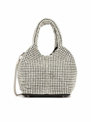 Női Kazar Shine Handbags Fehér | 734NMSJVD